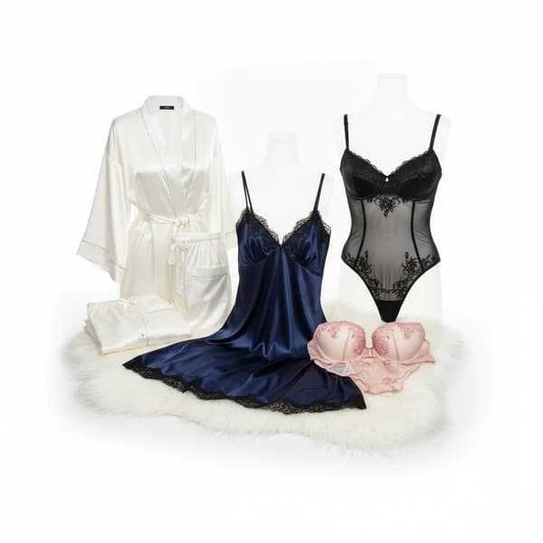 Nuisettes Lingeriora — soie lavée et coton