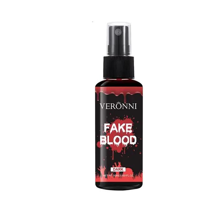 Faux Gel de sang réaliste, maquillage SFX Non toxique longue durée avec Texture de sang tachetée pou