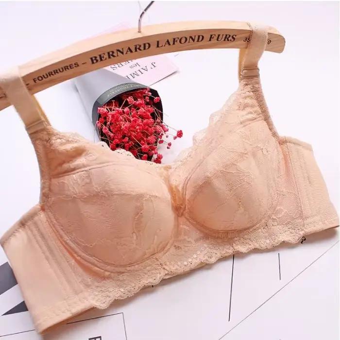 Soutien-gorge grande taille Push Up Bralette dentelle intimes Lingerie pour femmes à armatures B C D
