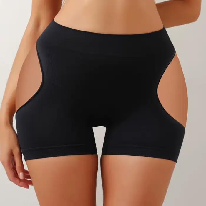 Aishang taille moyenne bout à bout Shorts sans couture ventre contrôle corps Shaper femmes Shapewear