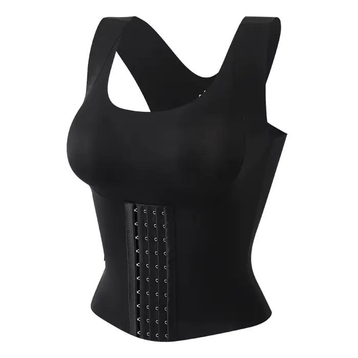 Soutien-gorge boutonné à la taille 3 en 1 pour femmes, modelant la taille, soutien-gorge accroché, s