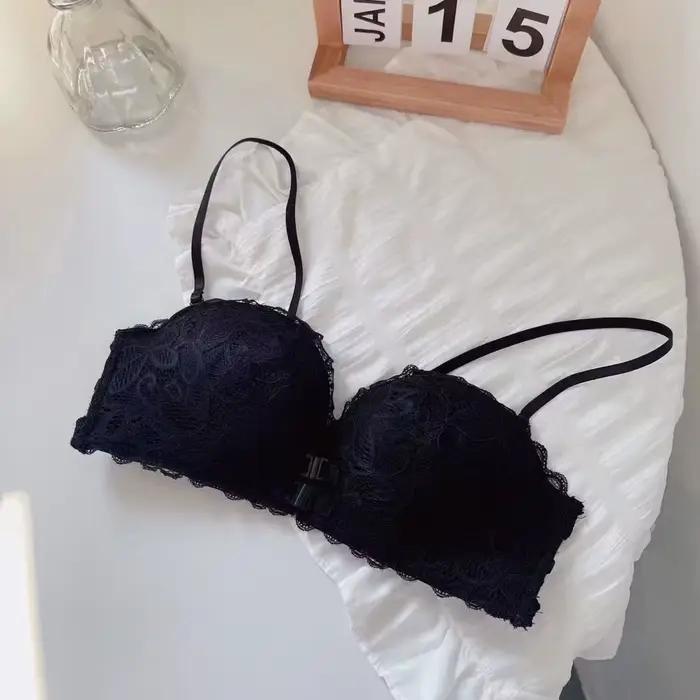 Soutien-gorge sexy en dentelle pour femmes à petite poitrine, sans armatures, confortable, lingerie 