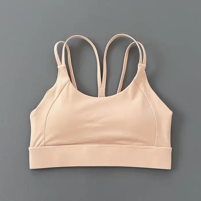 Soutien-gorge de sport à fort impact pour femme : haut intégré avec soutien Lockdown pour la course/