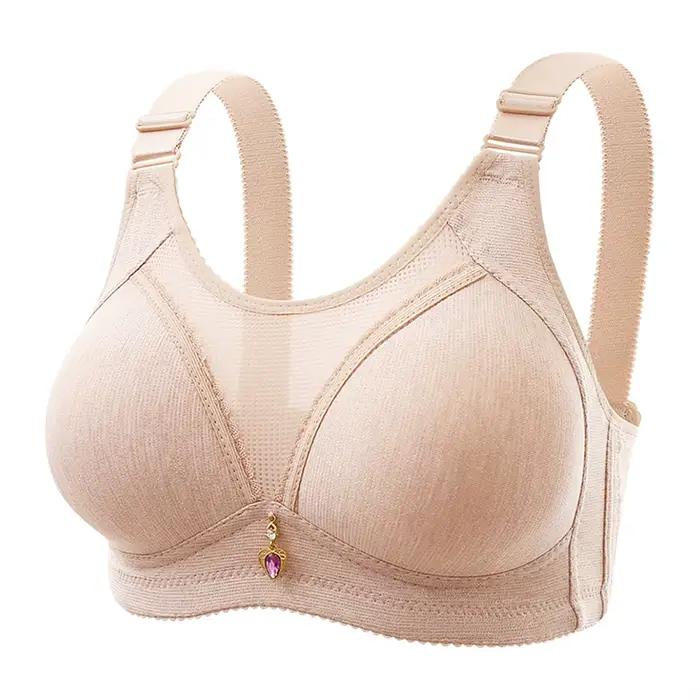 Soutien-gorge de sport Push-up confortable et antidérapant pour femmes, avec larges bretelles, couss