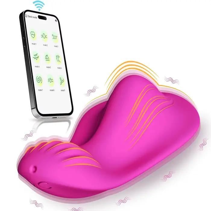 Vibromasseur Bluetooth portable pour adulte, stimulateur de Clitoris et de vagin, masseur, contrôle 