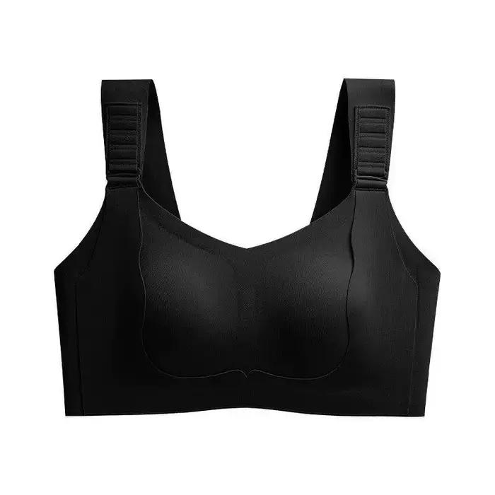 Soutien-gorge sans couture grande taille pour femme, bretelles réglables, effet liftant anti-affaiss