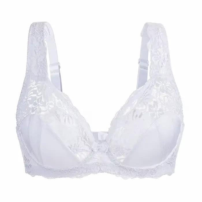 Grande Taille E F G H JE Coupe Femmes Soutien-Gorge Dentelle Soutien-Gorge Soutien Armatures Maille 