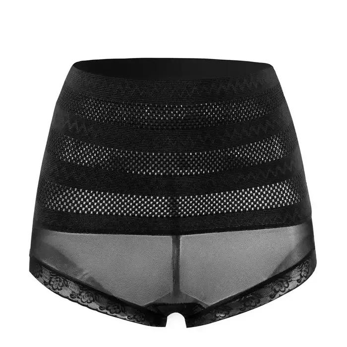 Culotte de serrage du ventre pour femme, sous-vêtement respirant, taille haute, contrôle de la hanch
