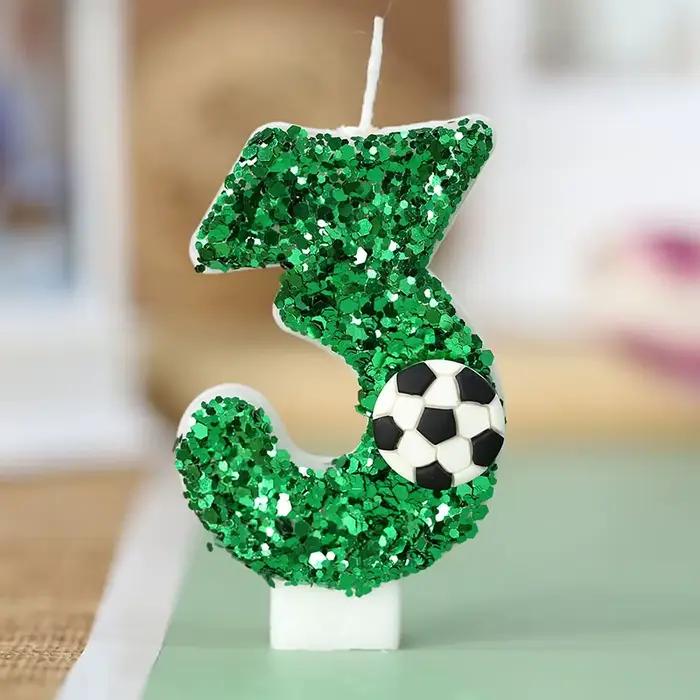 Toppers de gâteau de football pour le thème du sport, fournitures de décoration de gâteau, décor de 
