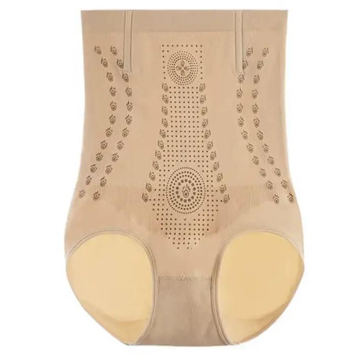 Taille haute ventre plat façonnant culotte sans couture femmes ventre contrôle culotte minceur ventr