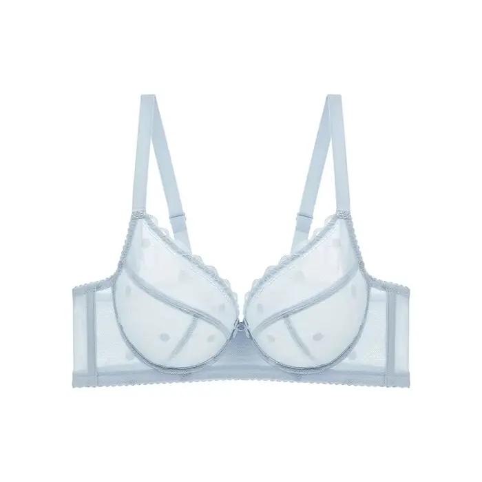 Soutien-gorge en dentelle fine pour femme, soutien-gorge grande poitrine, semble plus petit, rassemb