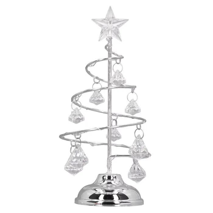 Décoration de lampe d'arbre de Noël à LED, type d'arbre de Noël, veilleuses, petit ornement décorati