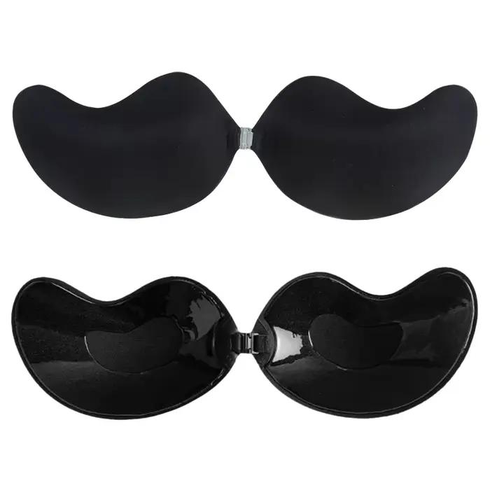 Soutien-gorge invisible en silicone push-up sexy sans bretelles, rehausseur de poitrine adhésif disc