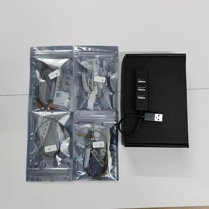 Jeu de lumières LED pour déambulateur de Combat AT-AT 75313 compatible 70888 (lumière LED uniquement