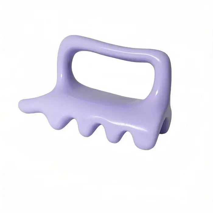 Masseur portatif pour le visage et le corps, masseur en résine pour le cou, les épaules et le dos, o