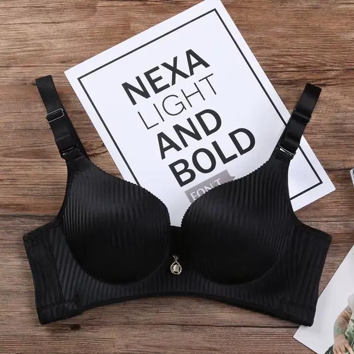 Soutien-gorge push-up ultra-confortable avec coussinets rehausseurs de 8 cm, sans armatures, soutien