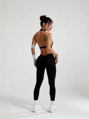 Body de Yoga avec coussinets d'allaitement pour femmes, combinaison de sport, Fitness, ensemble d'en