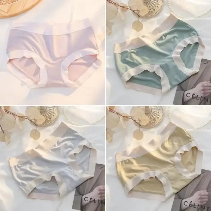 Culottes en modal pour femmes, 4 pièces/ensemble, sous-vêtements féminins confortables, sans couture