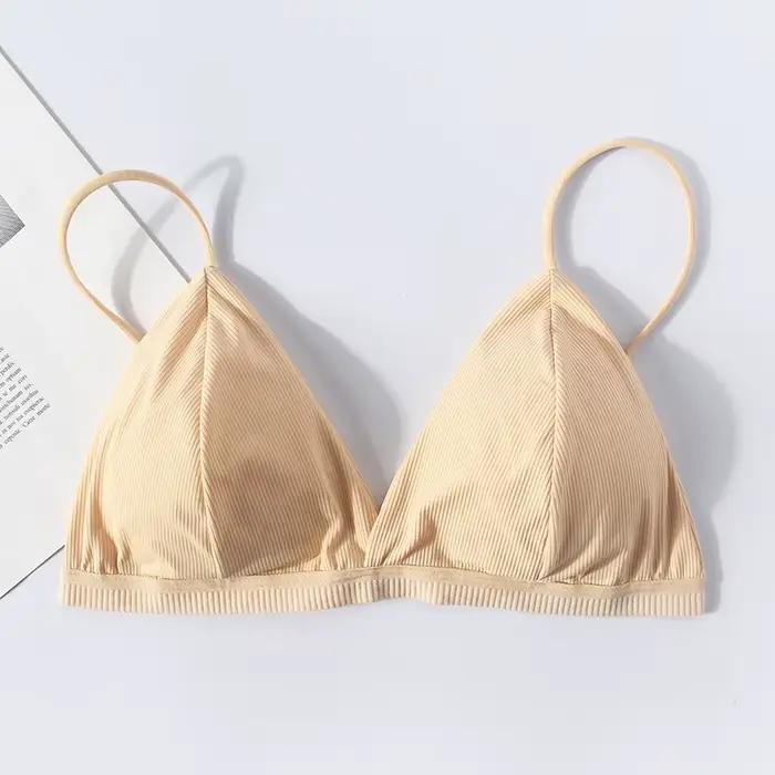 Soutien-gorge en V profond avec coussretours de poitrine pour femme, bralette astronomique, haut à b