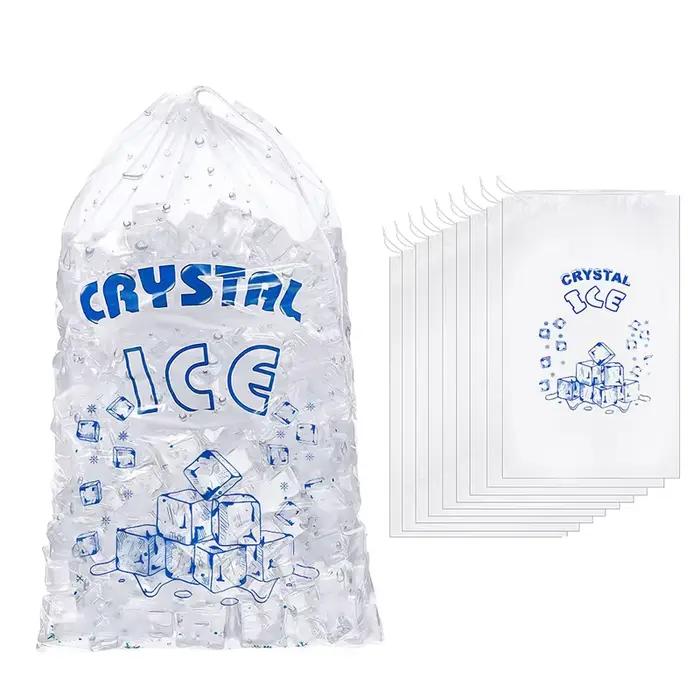 Sacs à glaçons réutilisables pour machine à glace, garde-congélateur, 100 unités