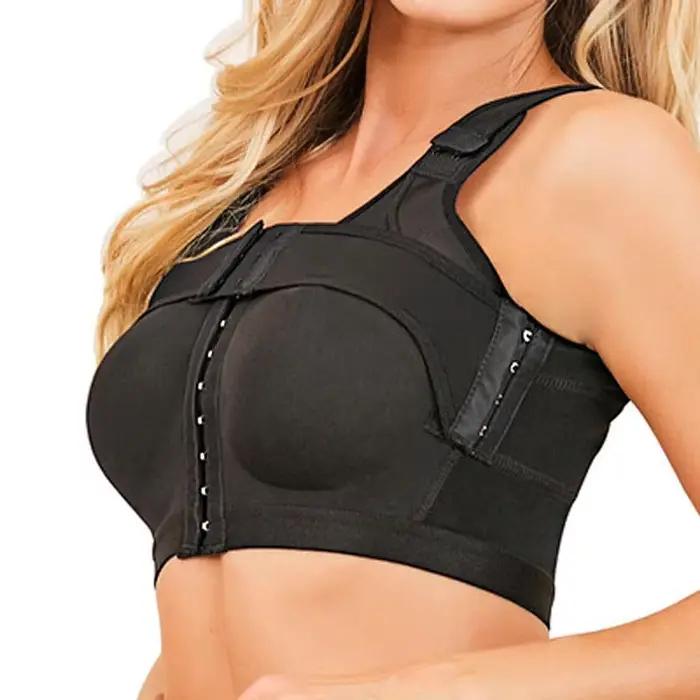 Dimmkof – soutien-gorge de Compression avec fermeture à boucle avant, sangle réglable, correcteur de