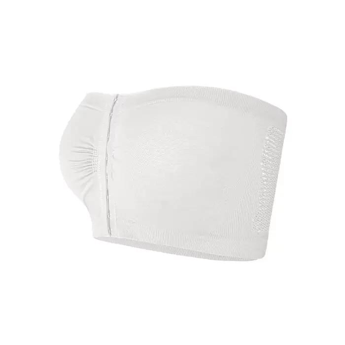 Soutien-gorge Bandeau sans bretelles pour femmes, grande taille, fermeture frontale, sans couture, B