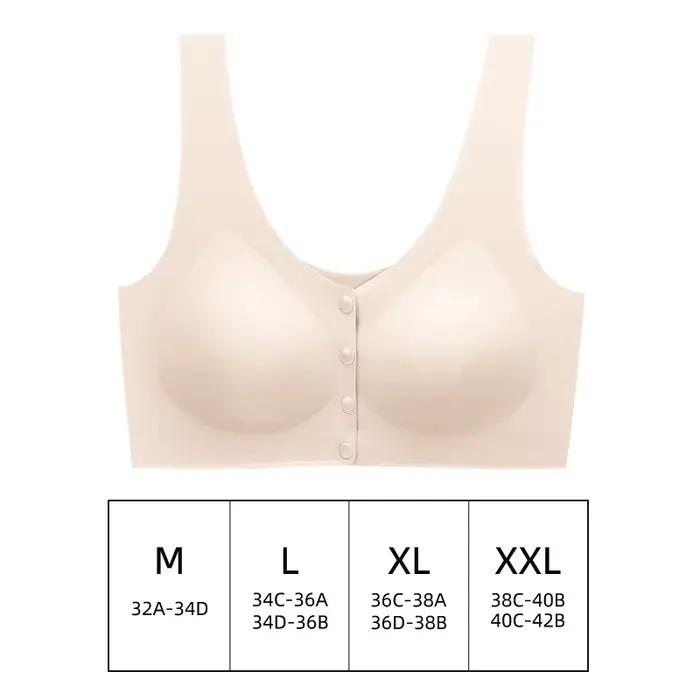 Soutien-gorge ultra-fin respirant à ouverture frontale pour femme, doux et confortable, sans traces,