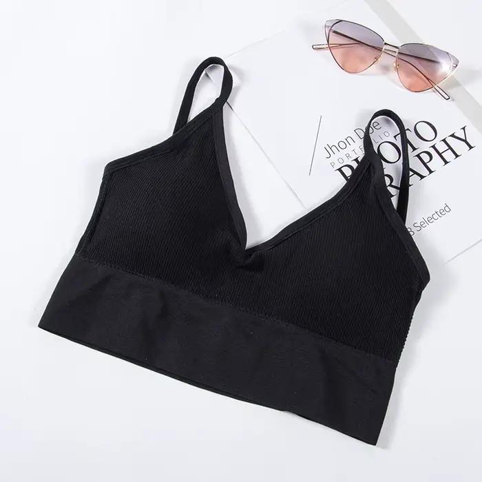 Femmes sans couture soutiens-gorge débardeur Push Up soutien-gorge sans fil Sexy sous-vêtements resp