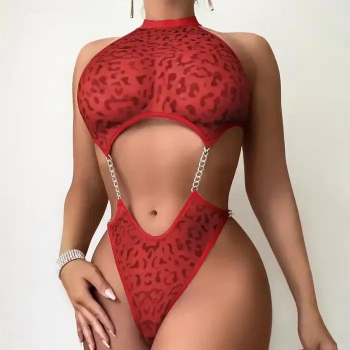 Lingerie de cosplay sexy pour femmes sexy, lingerie porno, soutien-gorge ouvert, sous-vêtements érot