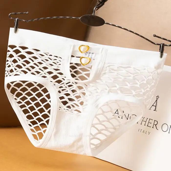 Femmes culottes évider Lingerie Sexy culottes femmes élasticité sous-vêtements tentation String femm