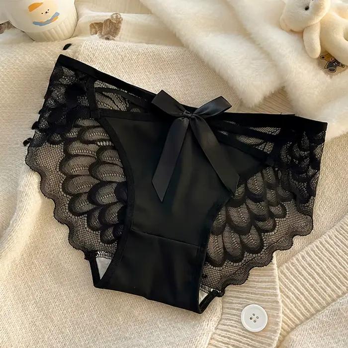 Culotte femme culotte dentelle femme gousset en coton taille mi-basse sous-vêtements triangulaires r
