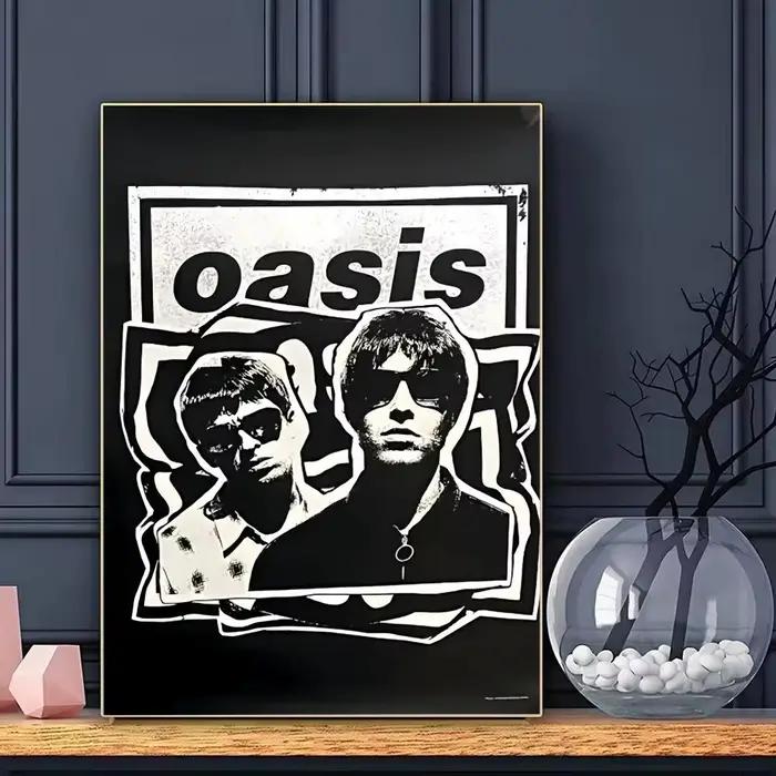 Affiche O-Oasis b-band, affiche artistique HD, décoration murale décorative, imperméable, décoration