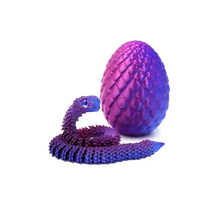 Oeufs de serpent imprimés en 3D, décoration de maison, moules de serpent créatifs réduisant la press