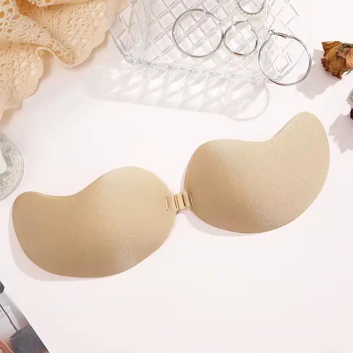 FINETOO 1-15PCS Patchs de poitrine invisibles pour femmes, bicolores, hypoallergéniques, en silicone