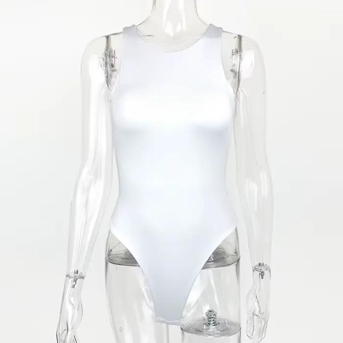 Body sans manches pour femmes, col rond, haut pour femmes, kaki, noir, nouvelle collection automne-h