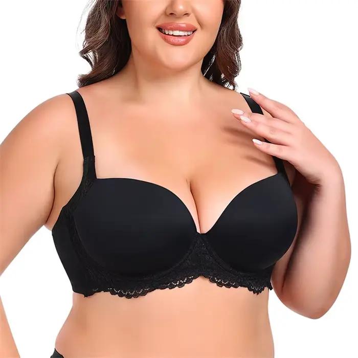 Lingerie grande taille pour gros bustes minimisant Anti-affaissement rassemblement respirant à armat