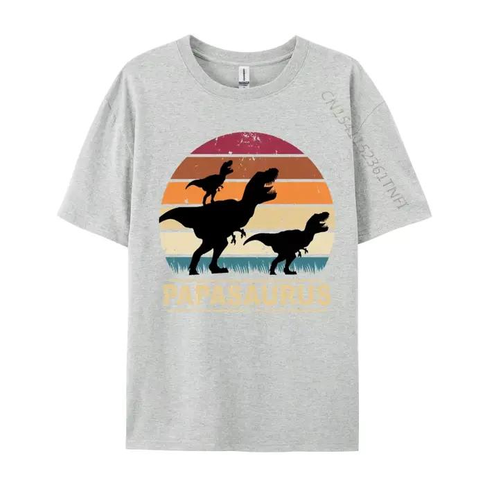 T-shirt Papa Saurus D37Twins Papasurus pour homme, coton peigné, coupe couvertes, vente en gros