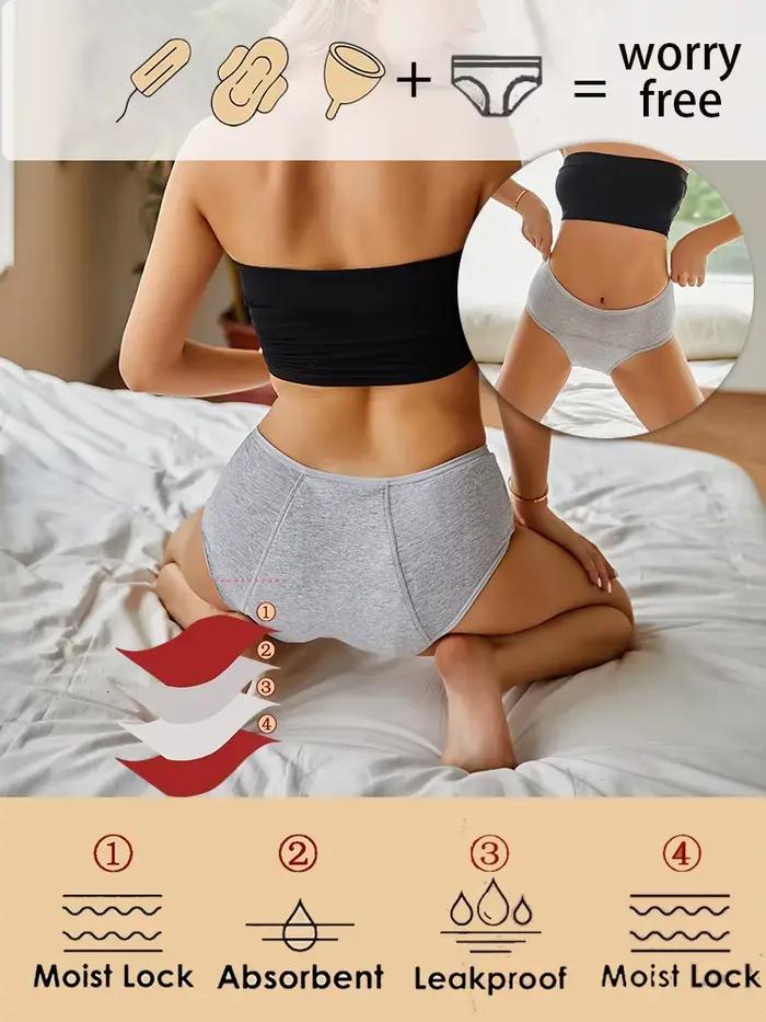 Culotte menstruelle taille basse pour femmes