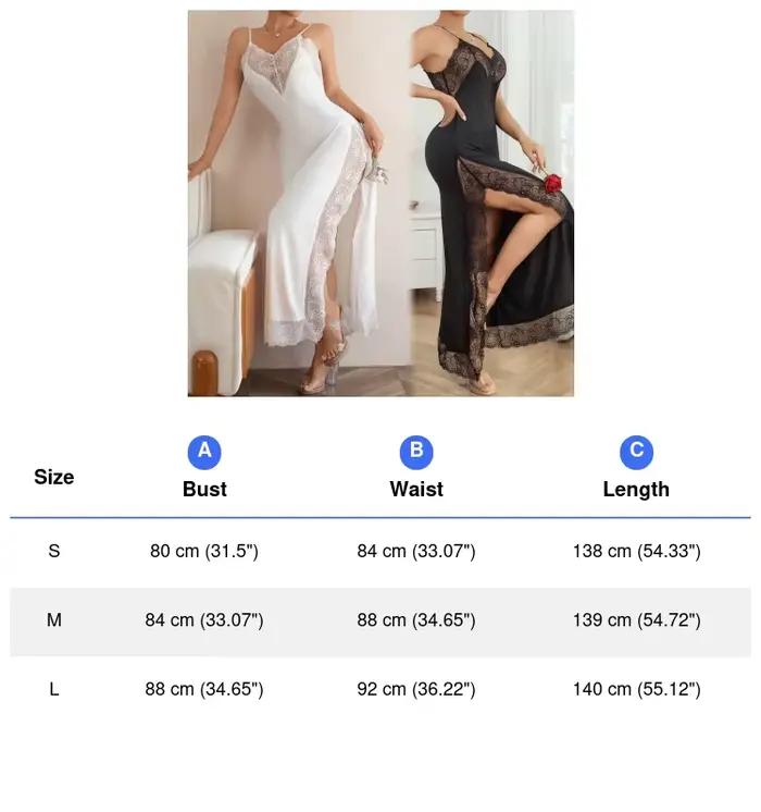 2025 nouvelle mode asymétrie col en v chemise de nuit Sexy femmes dentelle Patchwork sans manches sangle vêtements