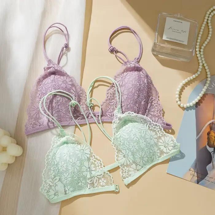 Soutien-gorge Sexy coupe Triangle français pour femmes