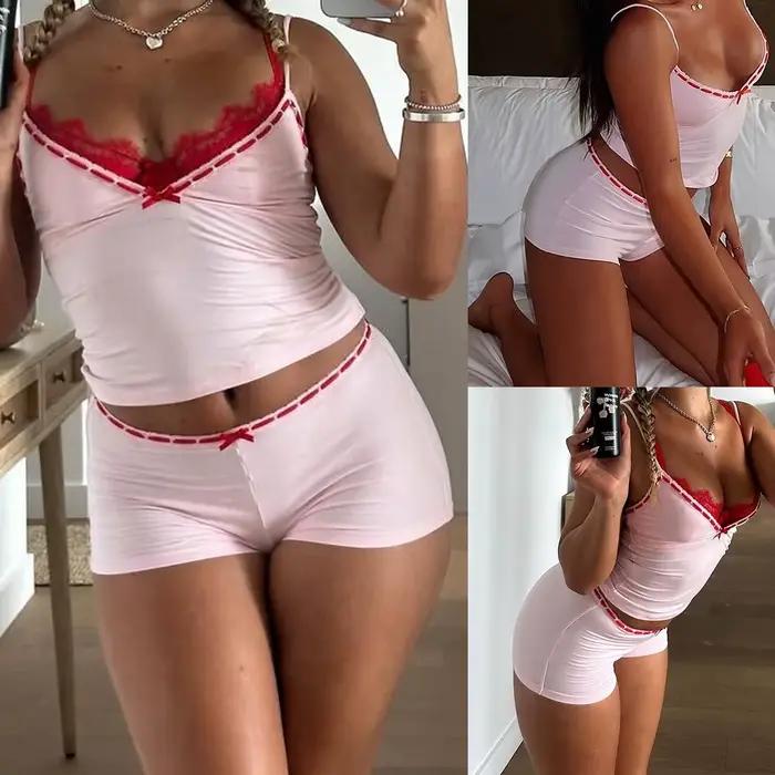 Ensemble pyjama 2 pièces pour femme