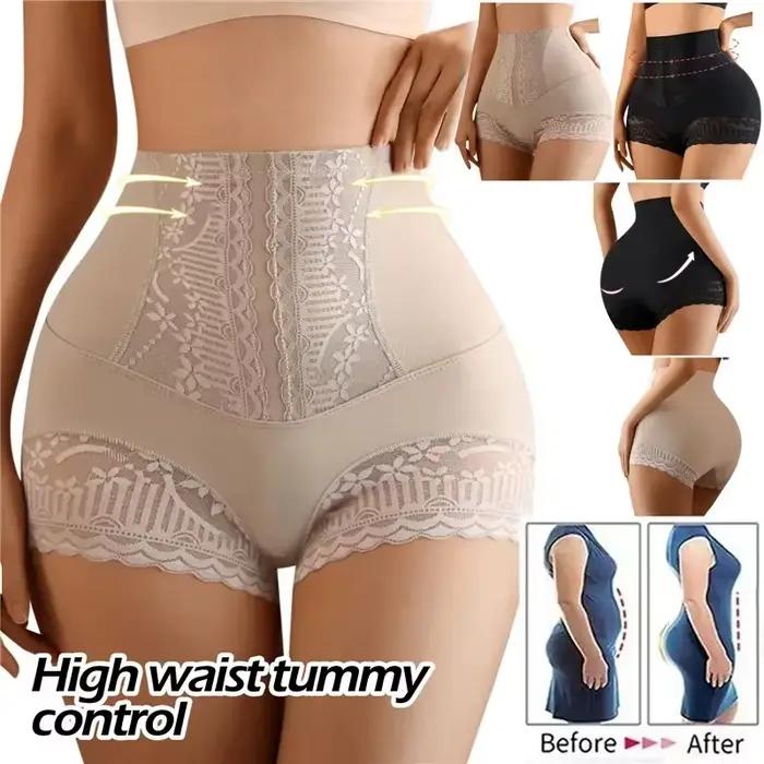 Short taille haute en dentelle pour femmes