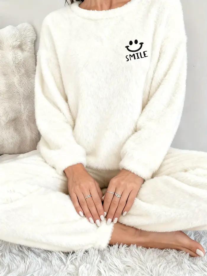 Ensemble de pyjama en velours pour femme