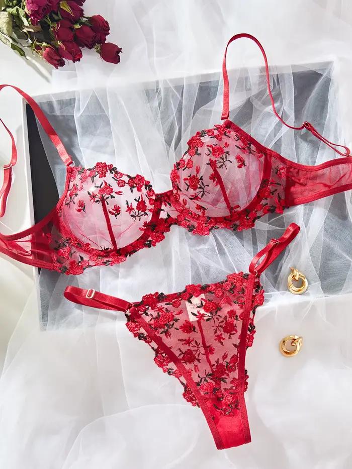 Ensemble de Lingerie transparente Sexy