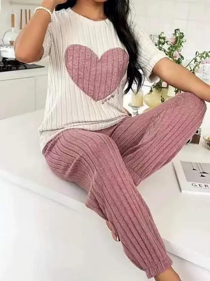 Ensemble pyjama deux pièces pour femmes
