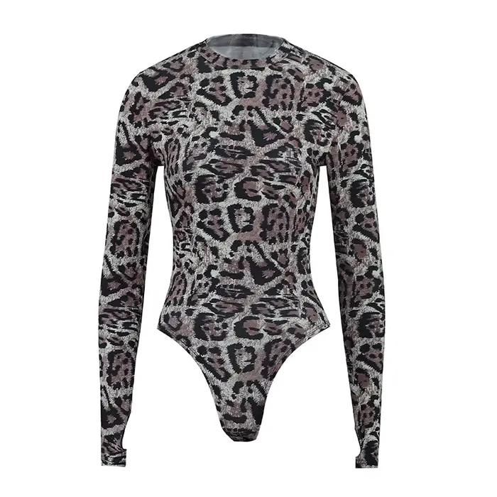Body léopard Sexy pour femmes