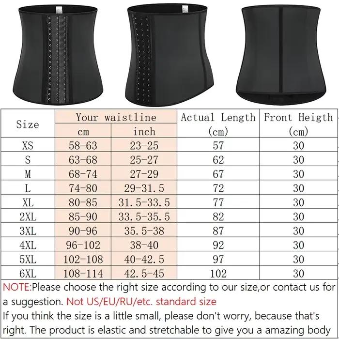 Taille formateur Corsets9-acier-os corps Shaper femmes sous le buste Latex Sport ceinture sablier Long torse Cincher perte de poids