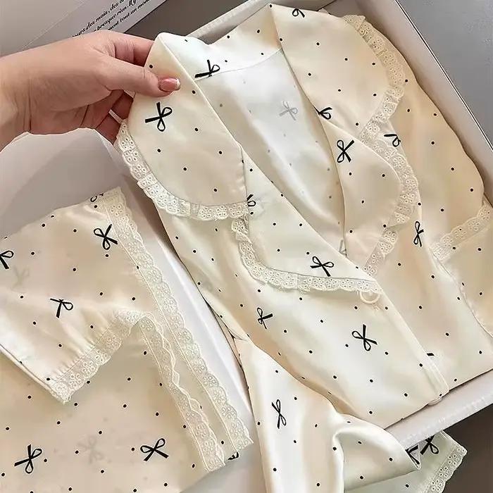 Pyjama pantalon à manches longues