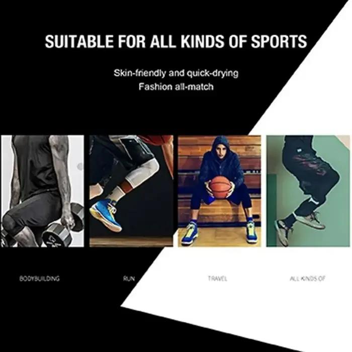 Legging de basketball respirant à une jambe, séchage rapide, anti-transpiration, pour le sport