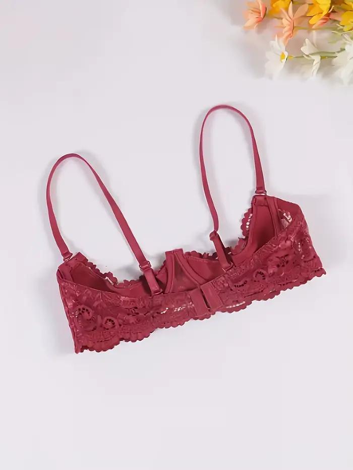 Soutien-gorge à armatures en dentelle pour femme